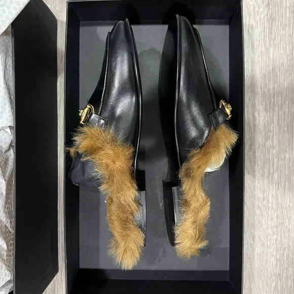 Roberto Cavalli Faux Fur Loafers Size 36EU - Picture 6 of 7